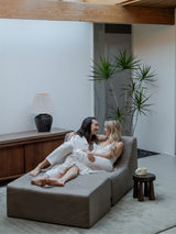 Modo Center Slipcover - Performance Fabric - Mocha