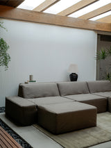 Modo 3 Piece (142") Sofa - Performance Fabric - Mocha