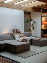 Modo 3 Piece (142") Sofa - Performance Fabric - Mocha