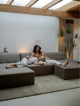 Modo 3 Piece (142") Sofa - Performance Fabric - Mocha