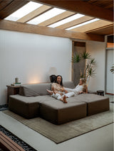 Modo 2 Piece (102") Sofa - Performance Fabric - Mocha