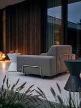 Modo Armchair Outdoor - Almond with Stone Aluminum