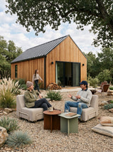 Modo Center Outdoor - Almond with Stone Aluminum