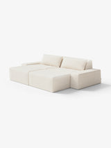 Modo 2 Piece (102") Sofa + 2 Ottoman - Boucle
