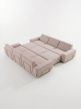 Modo Outdoor Daybed Sofa - Burgundy