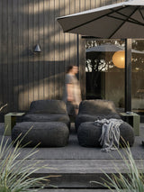 Dume Lounge Chair + Ottoman Outdoor - Graphite