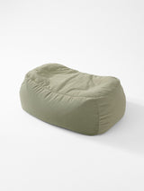 Dume Ottoman Slipcover - Aqua