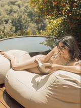 Dume Lounge Chair + Ottoman Outdoor - Oat