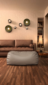 Dume Ottoman Vegan Leather - Sand