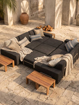Modo Outdoor Daybed Sofa - Graphite