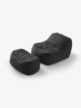 Dume Lounge Chair + Ottoman Outdoor - Graphite