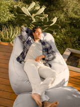 Dume Lounge Chair + Ottoman Outdoor - Gray