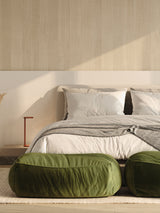 Dume Ottoman Velvet - Moss