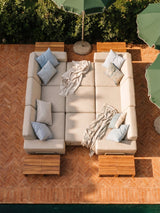 Modo Outdoor Daybed Sofa - Oat