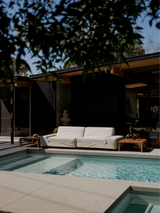 Modo Left End Slipcover - Outdoor - Oat