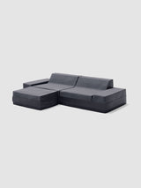 Modo 2 Piece (102") Sofa + Ottoman - Outdoor - Graphite
