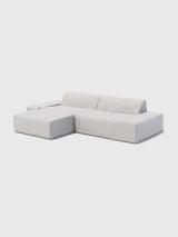 Modo 2 Piece (102") Sofa + Ottoman - Performance Fabric - Natural
