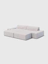 Modo 2 Piece (102") Sofa + 2 Ottoman - Performance Fabric - Natural