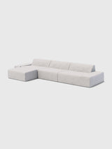 Modo 3 Piece (142") Sofa + Ottoman - Performance Fabric - Natural