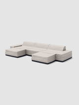 Modo 3 Piece (142") Sofa + 2 Ottoman - Outdoor - Oat