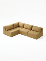 Modo 4 Piece Sectional (Armless) - Chamomile