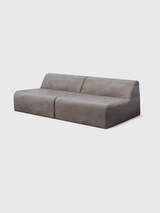 Modo Armless (80") Sofa - Performance Fabric - Mocha