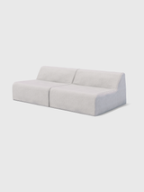 Modo Armless (80") Sofa - Performance Fabric - Natural