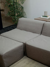 Modo Armless (80") Sofa - Performance Fabric - Mocha