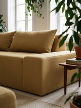 Modo 3 Piece (142") Sofa + Ottoman - Performance Fabric - Chamomile