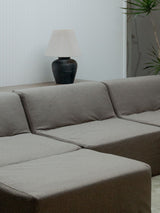 Modo Center Slipcover - Performance Fabric - Mocha