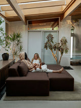 Modo 2 Piece (102") Sofa - Performance Fabric - Mocha