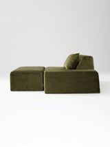 Modo 2 Piece (102") Sofa - Velvet - Moss
