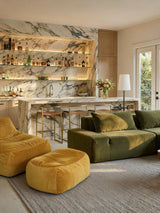 Modo 2 Piece (102") Sofa - Velvet - Moss