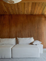 Modo 2 Piece (102") Sofa - Performance Fabric - Natural