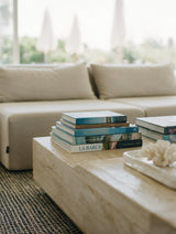 Modo Armless (80") Sofa - Performance Fabric - Natural