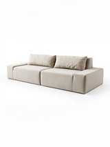 Modo 2 Piece (102") Sofa - Performance Fabric - Natural