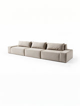Modo 3 Piece (142") Sofa - Performance Fabric - Natural