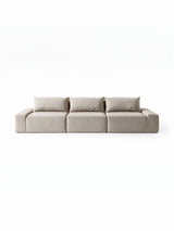 Modo 3 Piece (142") Sofa - Performance Fabric - Natural