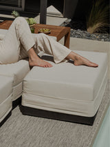 Modo Ottoman Slipcover - Outdoor - Oat