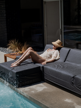 Modo Center Slipcover - Outdoor - Graphite