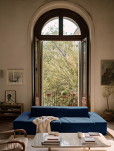 Modo 3 Piece (142") Sofa - Velvet - Pacific