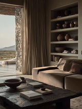 Modo 2 Piece (102") Sofa + 2 Ottoman - Velvet - Portobello