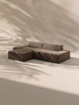Modo 2 Piece (102") Sofa + Ottoman - Velvet - Portobello