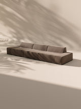 Modo 3 Piece (142") Sofa - Velvet - Portobello