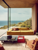 Modo 2 Piece (102") Sofa - Velvet - Saffron