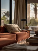 Modo 3 Piece (142") Sofa + 2 Ottoman - Performance Fabric - Terracotta