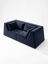 Modo 2 Piece (86") High-Arm Sofa - Velvet - Pacific