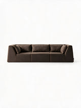 Modo 3 Piece (126") High-Arm Sofa - Performance Fabric - Mocha