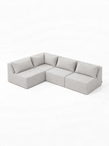 Modo 4 Piece Sectional (Armless) - Natural
