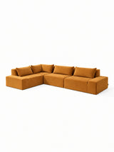 Modo 4 Piece Sectional (Classic) - Saffron